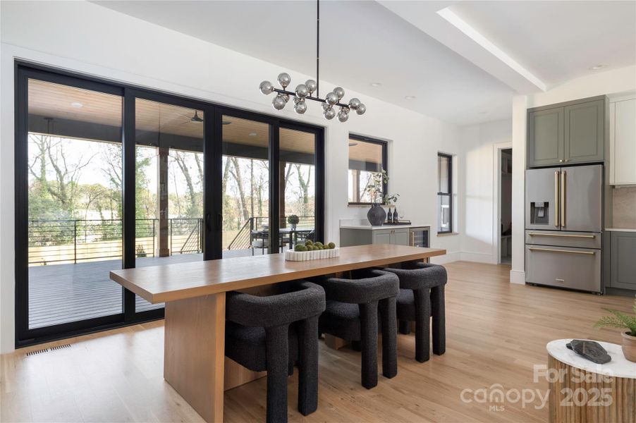 Furnished interior view inside a new home in , Charlotte (Image 11).