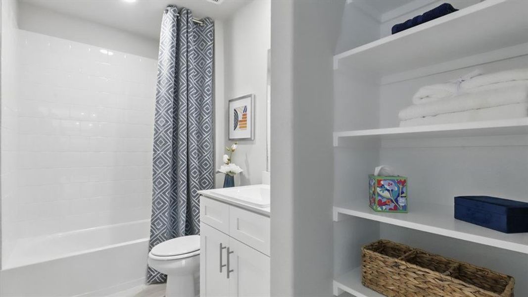 Furnished interior view inside a new home in Lonestar at Liberty Trails, Fort Worth (Image 5).