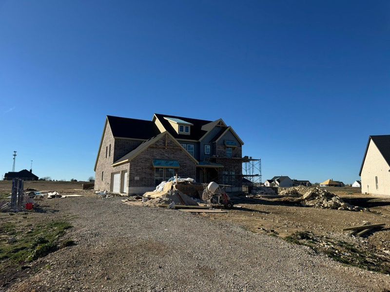 In-progress construction of a new home in Rocky Top, Krum, TX (Image 4).