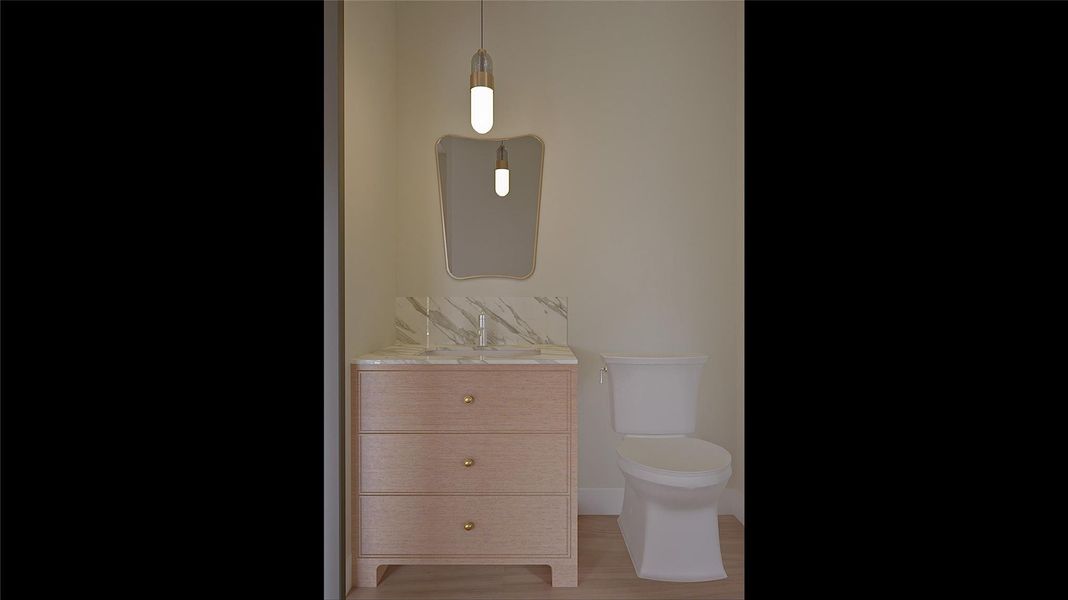 Powder Room Rendering