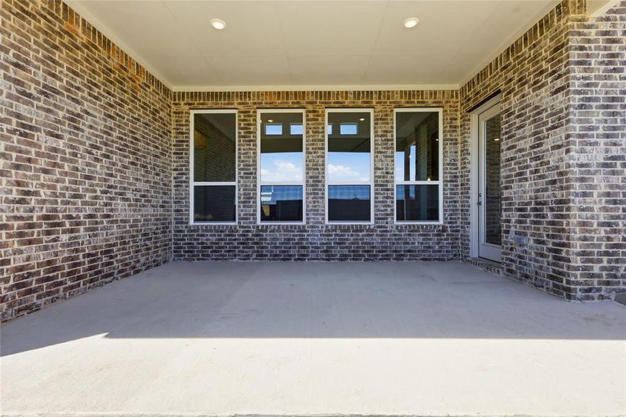 View of patio
