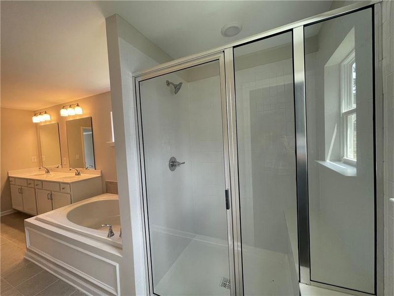 Furnished interior view inside a new home in , Buford (Image 5).