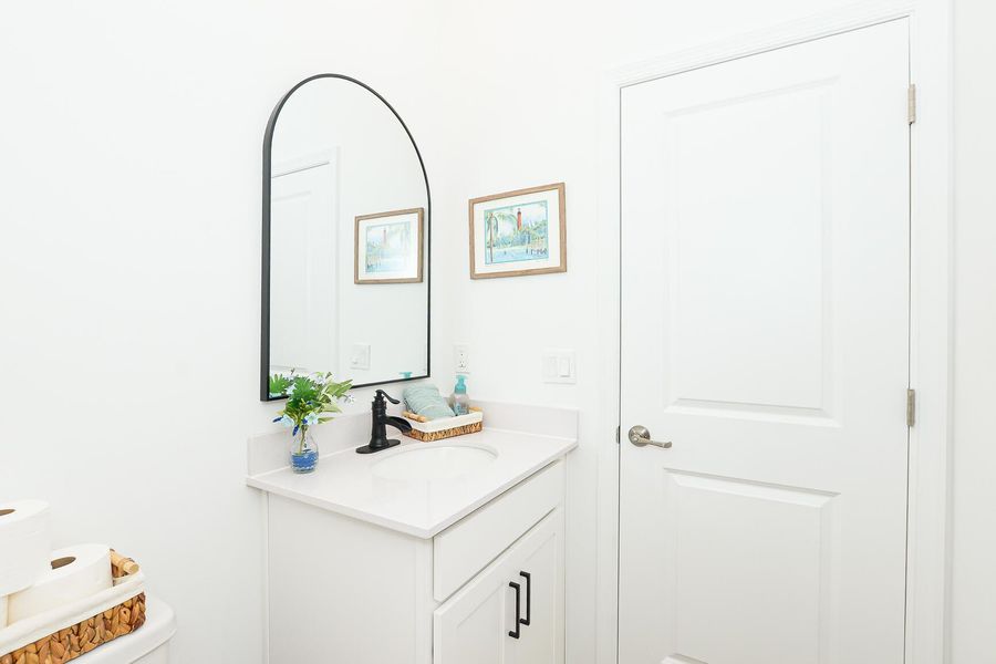 Furnished interior view inside a new home in , Port St. Lucie (Image 39).