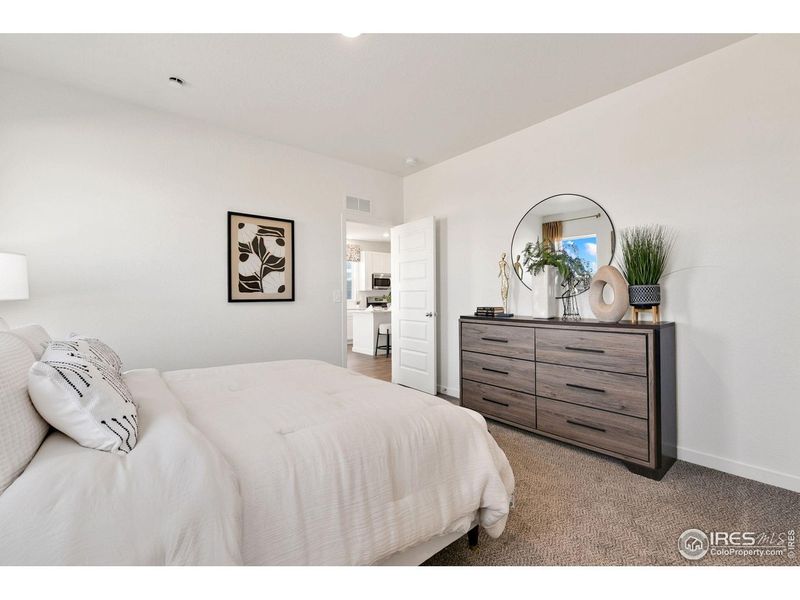 Furnished interior view inside a new home in Sage Meadows, Wellington (Image 13).
