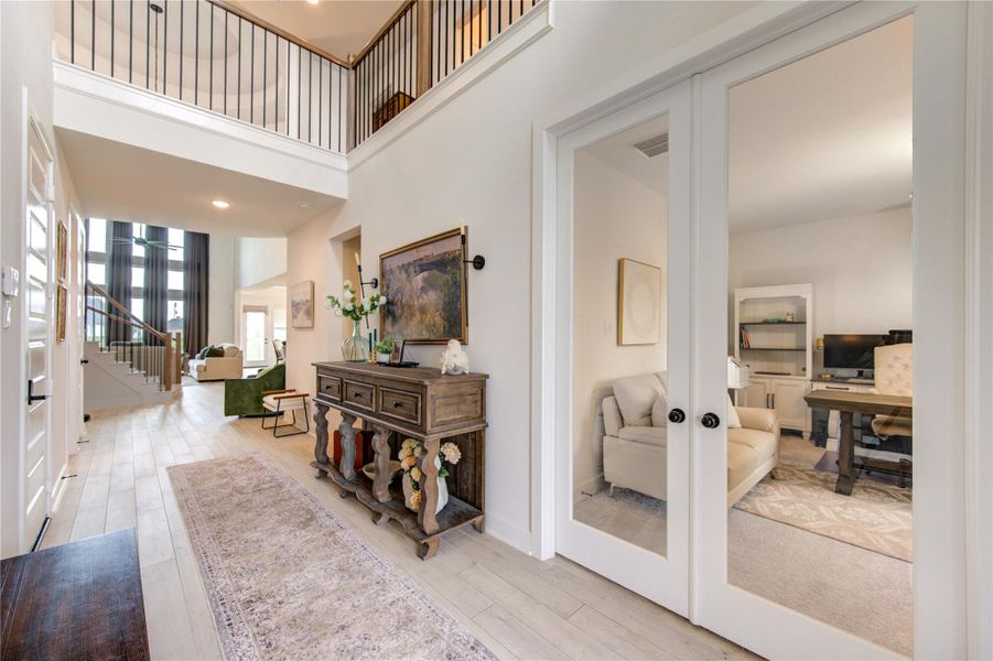 Furnished interior view inside a new home in Cross Creek West, Fulshear (Image 6).