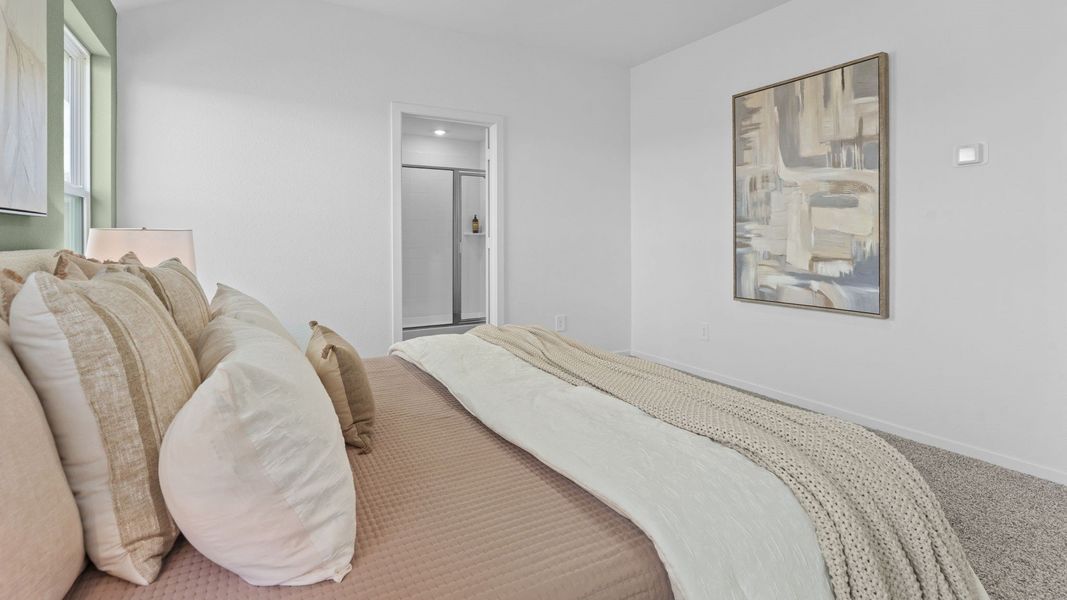 Furnished interior view inside a new home in Tamarron, Fulshear (Image 25).