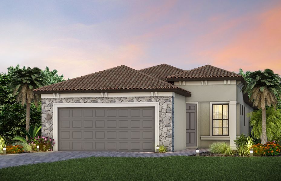 Exterior FM3 with optional stone