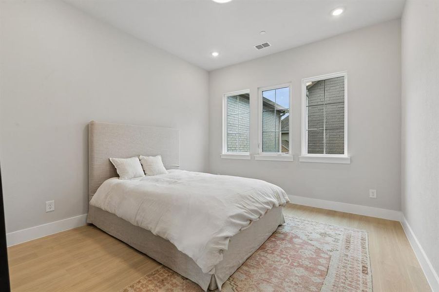 Furnished interior view inside a new home in Newman Village Townhomes, Frisco (Image 14). Furnished interior view inside a new home in Newman Village Townhomes, Frisco (Image 14).