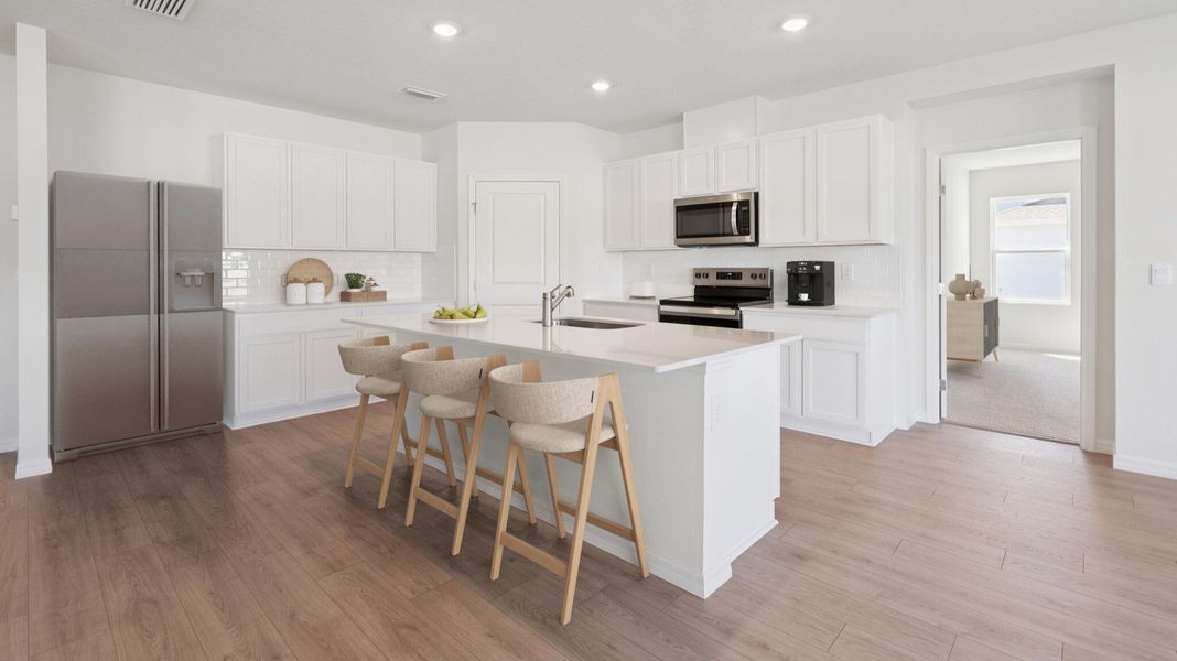 Furnished interior view inside a new home in Wexford Cove, Ormond Beach (Image 6).