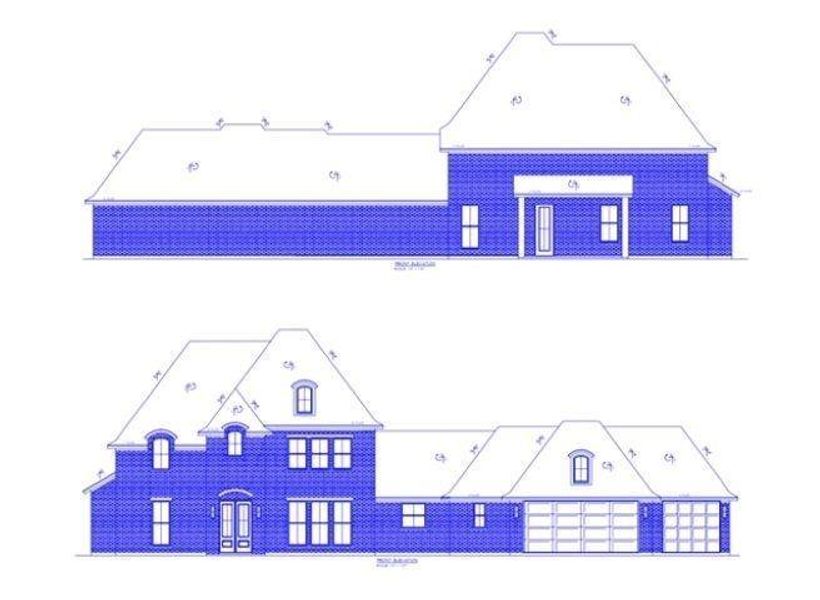 Exterior rendering of this home design in , Lumberton, TX (Image 4).