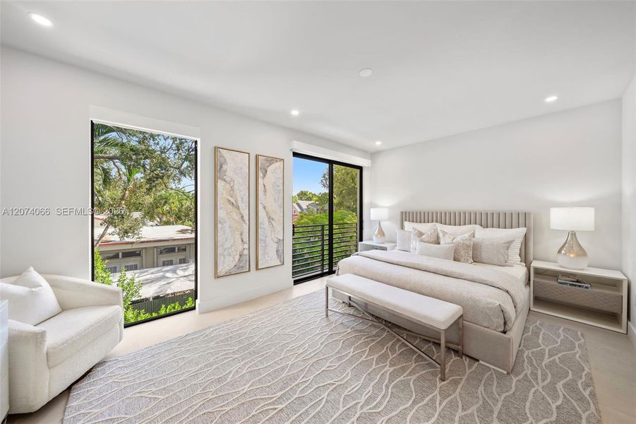 Furnished interior view inside a new home in , Miami (Image 14). Furnished interior view inside a new home in , Miami (Image 14).