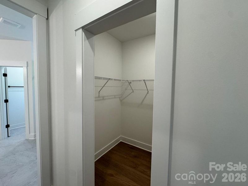 Primary Walk in Closet Primary Walk in Closet