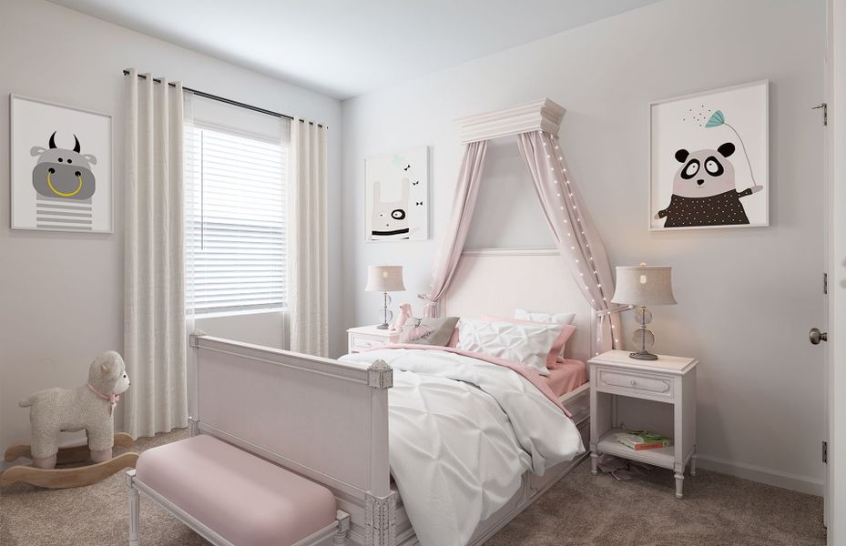 Furnished interior view inside a new home in Independence at Carter's Station, Columbia (Image 8).
