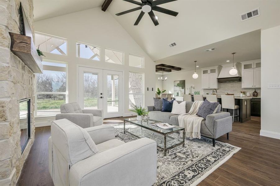 Furnished interior view inside a new home in , Farmersville (Image 7).