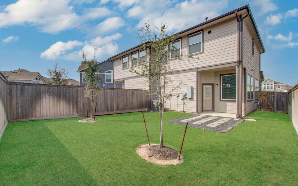 Exterior details and patio area of a home in , Cypress (Image 26).
