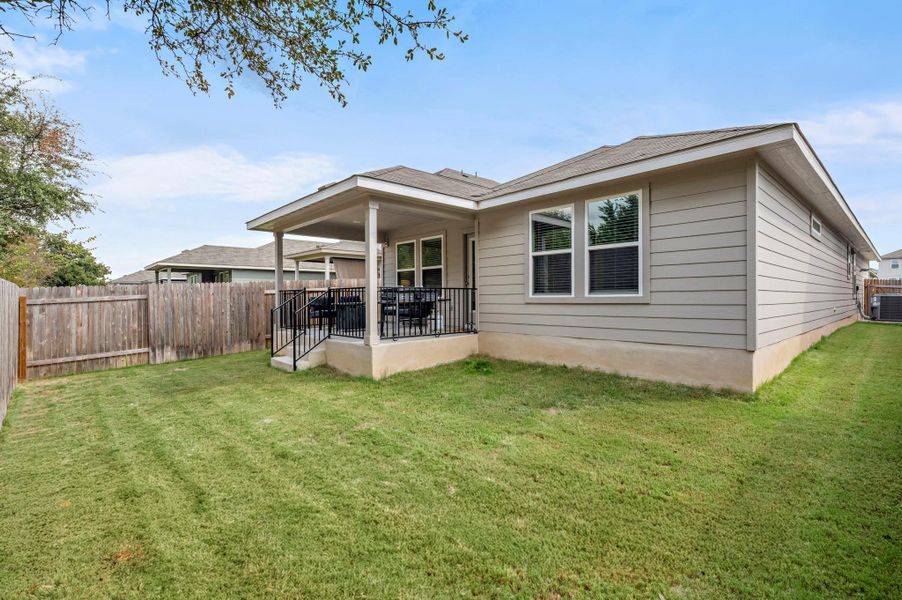 Exterior details and patio area of a home in , Georgetown (Image 20). Exterior details and patio area of a home in , Georgetown (Image 20).