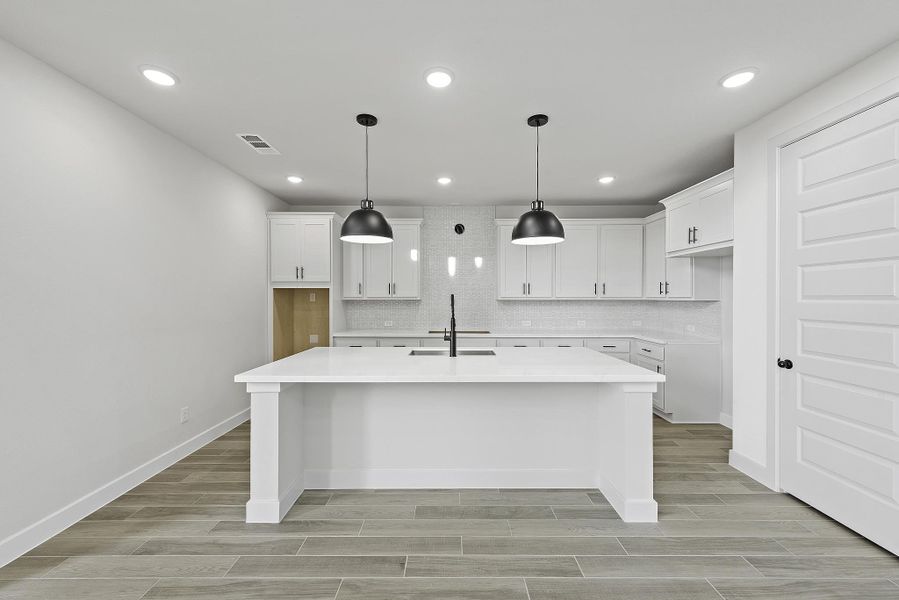 Furnished interior view inside a new home in Elyson, Katy (Image 9). Furnished interior view inside a new home in Elyson, Katy (Image 9).