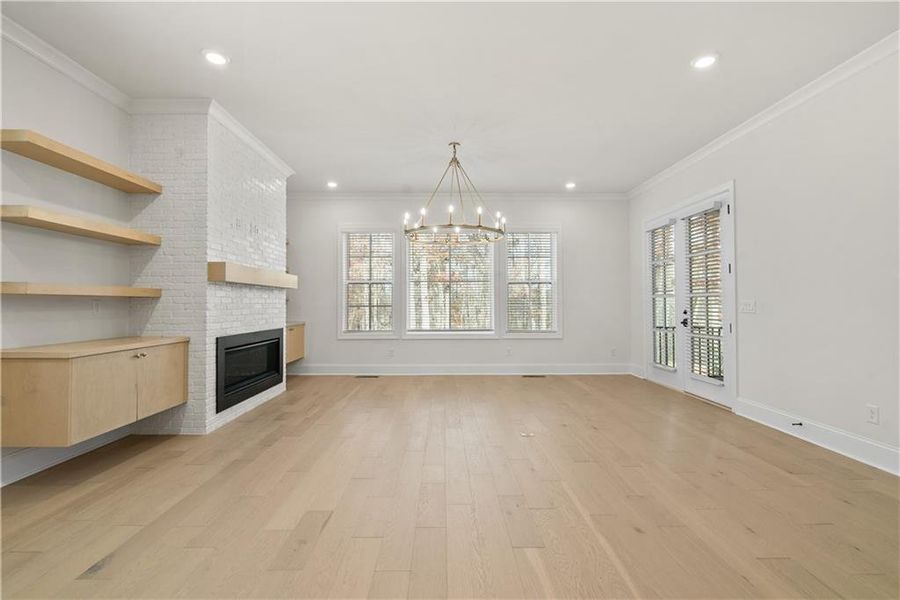 Spacious, unfurnished interior of a new home in Promenade at Sawnee Village, Cumming (Image 16).