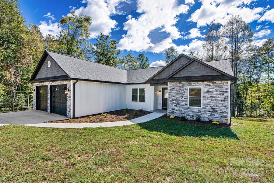 Focused Front Yard View Focused Front Yard View