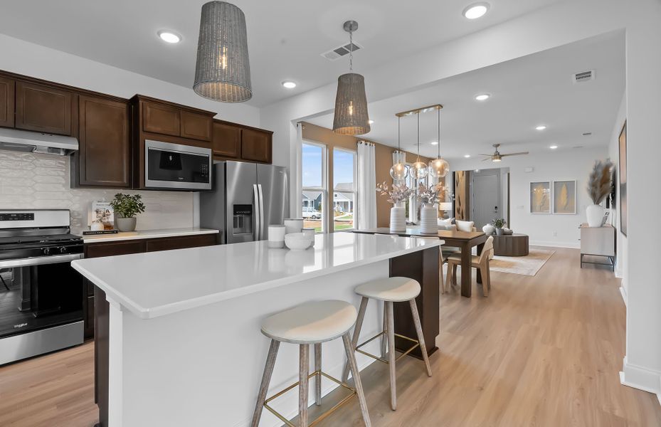 Furnished interior view inside a new home in Del Webb Southern Harmony, Murfreesboro (Image 6).