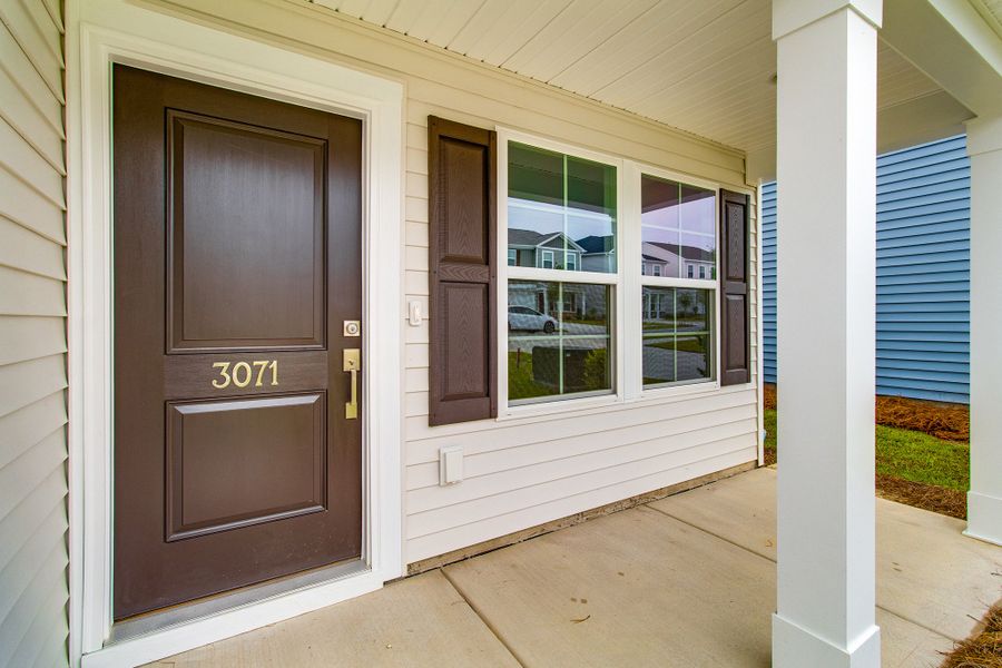 Exterior details and patio area of a home in Ellington, Elgin (Image 3).