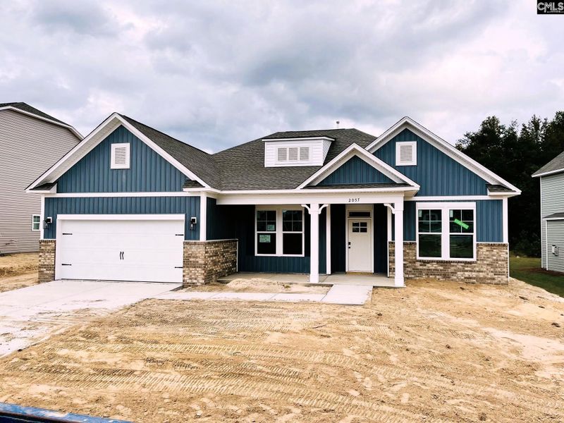Exterior details and patio area of a home in Blythewood Farms, Blythewood (Image 1).