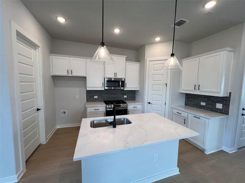 Furnished interior view inside a new home in Cascades at Onion Creek, Austin (Image 8). Furnished interior view inside a new home in Cascades at Onion Creek, Austin (Image 8).