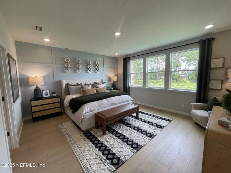 Furnished interior view inside a new home in The Cypress Series at Reserve East, Flagler Beach (Image 23). Furnished interior view inside a new home in The Cypress Series at Reserve East, Flagler Beach (Image 23).