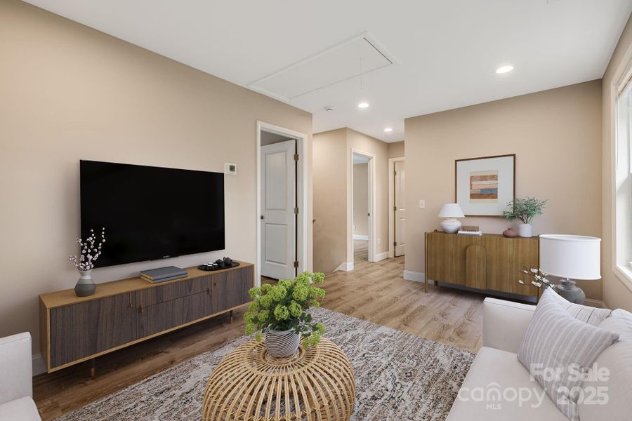 Upstairs Family Room (Virtually Staged)