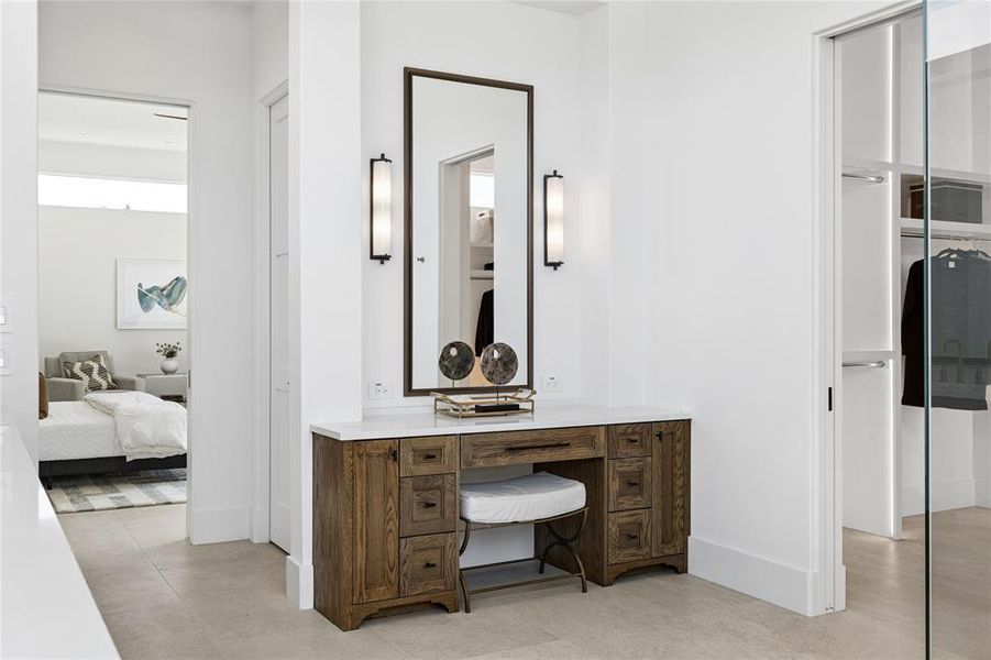 Furnished interior view inside a new home in Avadene at Las Colinas, Irving (Image 29).