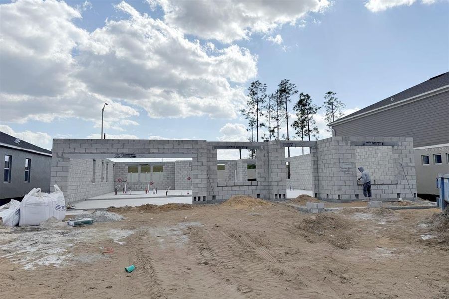 In-progress construction of a new home in Emerson Pointe, Apopka, FL (Image 45). In-progress construction of a new home in Emerson Pointe, Apopka, FL (Image 45).