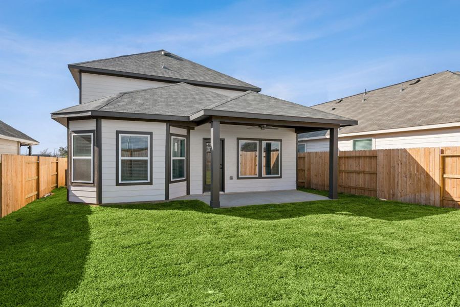 Exterior details and patio area of a home in Summerview, Fulshear (Image 4).