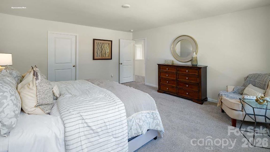 Furnished interior view inside a new home in Calvin Creek, Troutman (Image 11).