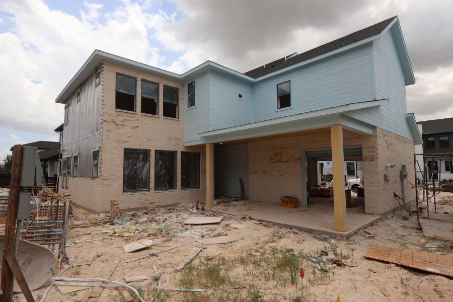 In-progress construction of a new home in Easthaven at Bridgeland Central - Horizon Collection, Cypress, TX (Image 6).