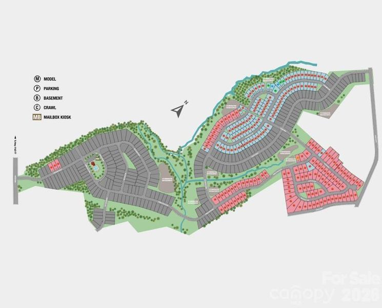 Stafford at Langtree Site Map