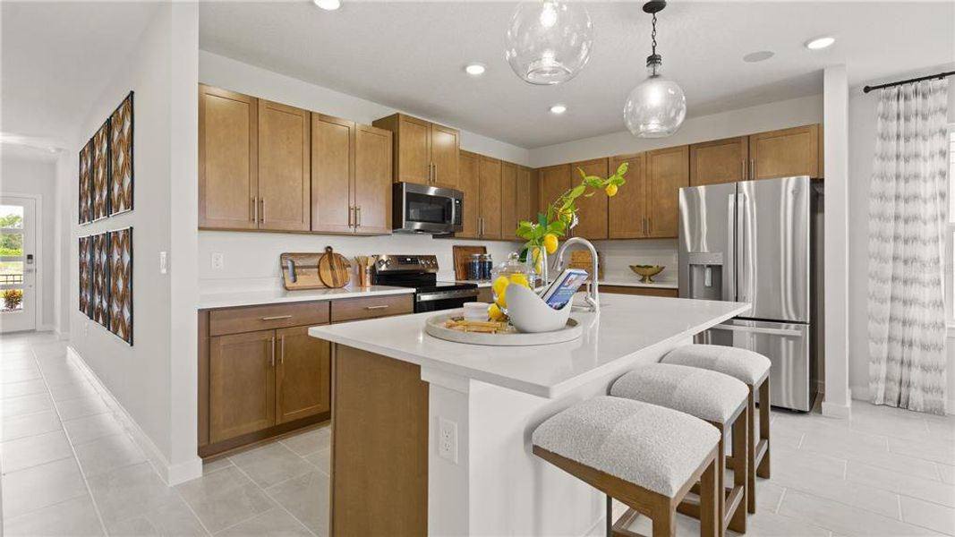 Furnished interior view inside a new home in , Haines City (Image 3).
