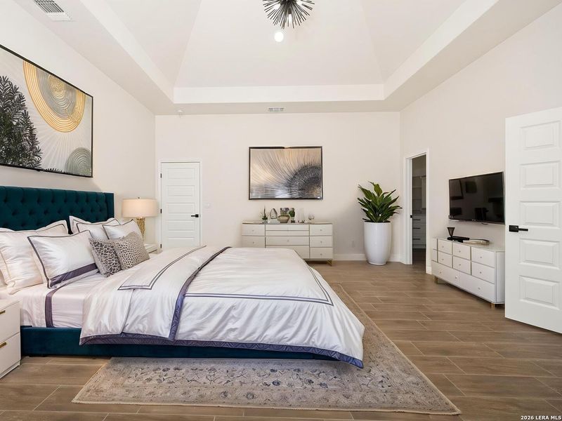 Furnished interior view inside a new home in , Elmendorf (Image 32).