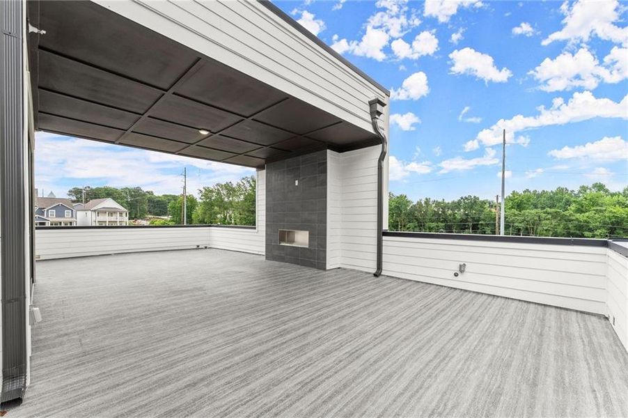 Front exterior of a new home in West Town, Atlanta, GA, highlighting curb appeal (Image 23).