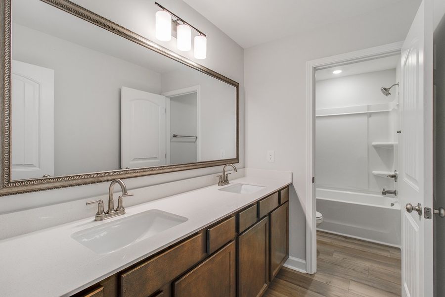 Furnished interior view inside a new home in Hendrix Farms, Lexington (Image 14).