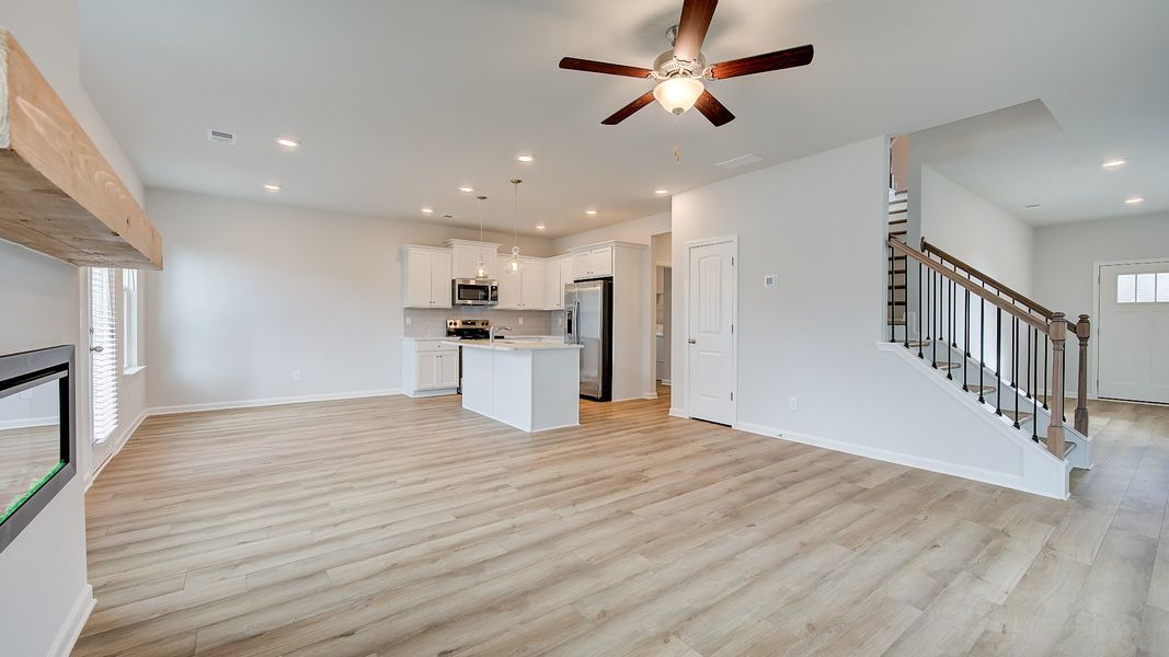 Representative furnished interior of a home built from the Reagan by DRB Homes in Westminster, Covington (Image 7).
