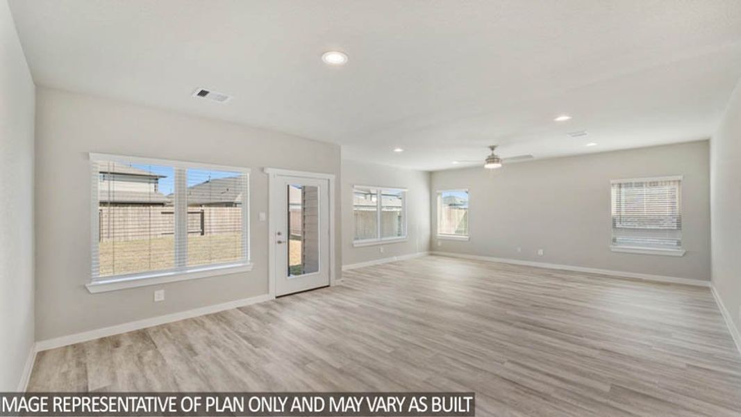 Representative unfurnished interior of a home built from the Diamond by D.R. Horton in Mill Creek Estates, Magnolia (Image 27). Representative unfurnished interior of a home built from the Diamond by D.R. Horton in Mill Creek Estates, Magnolia (Image 27).