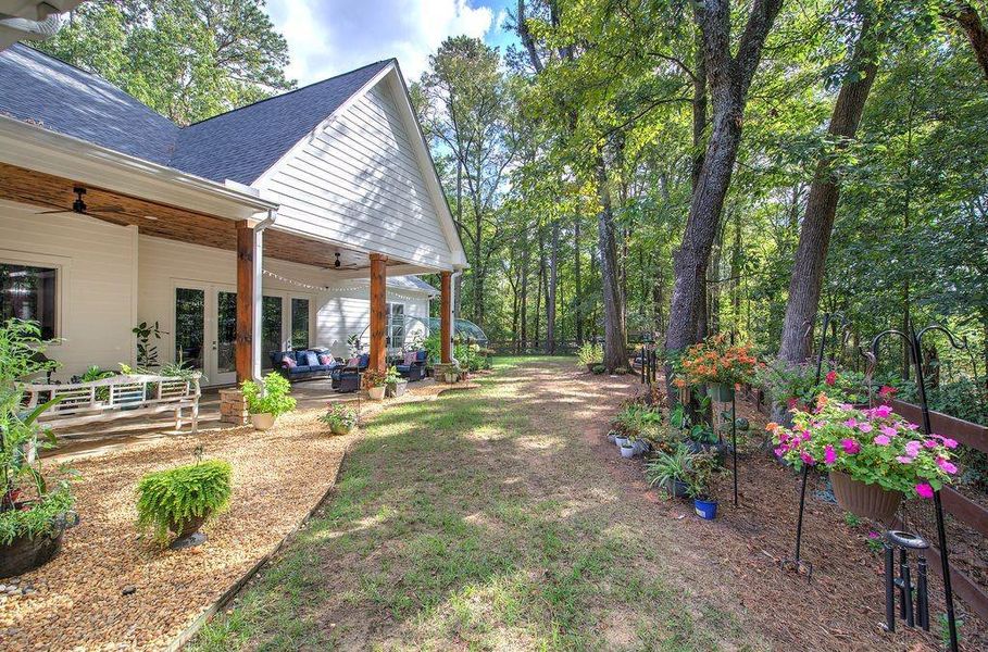 Exterior details and patio area of a home in , Cartersville (Image 28).
