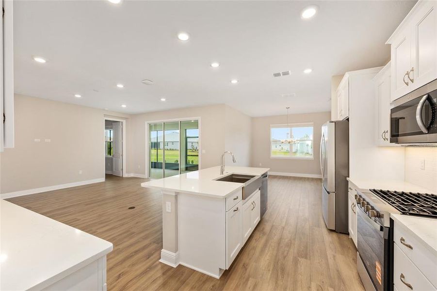 Furnished interior view inside a new home in , Ocala (Image 10).