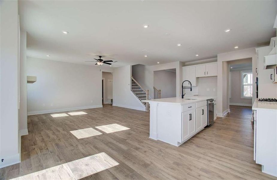 Spacious, unfurnished interior of a new home in The Paddocks at Doc Hughes, Buford (Image 28).