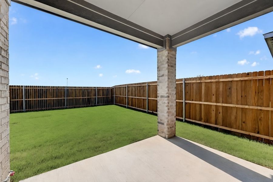 Exterior details and patio area of a home in Parks at Foster Crossing, Anna (Image 3). Exterior details and patio area of a home in Parks at Foster Crossing, Anna (Image 3).