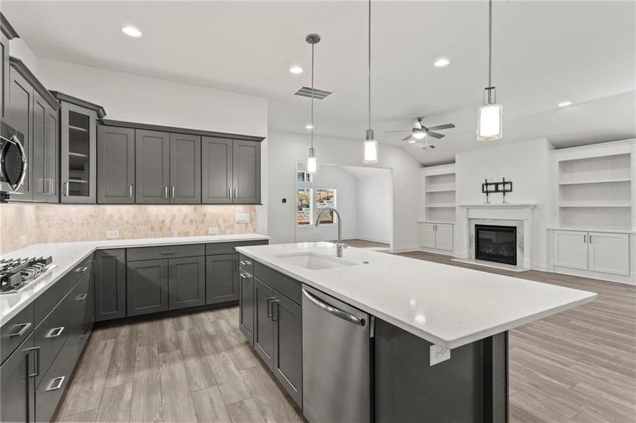 Furnished interior view inside a new home in , Hiram (Image 16).