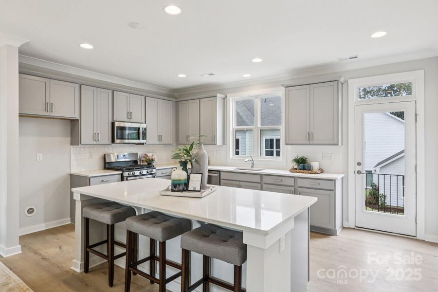 Furnished interior view inside a new home in Walk23, Huntersville (Image 4).