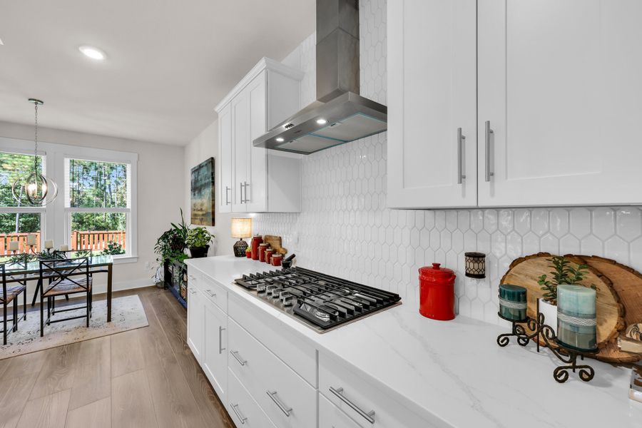 Close-up of interior finishes inside a home in Jasmine Point at Lakes of Cane Bay, Summerville (Image 18).