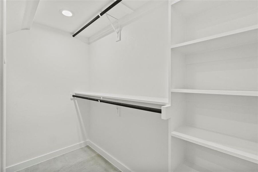 View of spacious closet