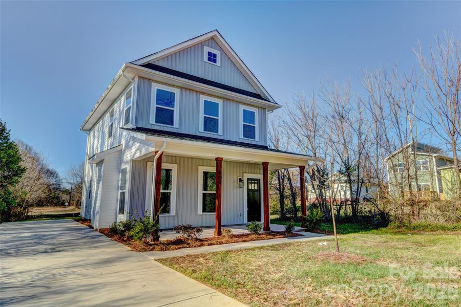 Front exterior of a new home in , Shelby, NC, highlighting curb appeal (Image 17). Front exterior of a new home in , Shelby, NC, highlighting curb appeal (Image 17).